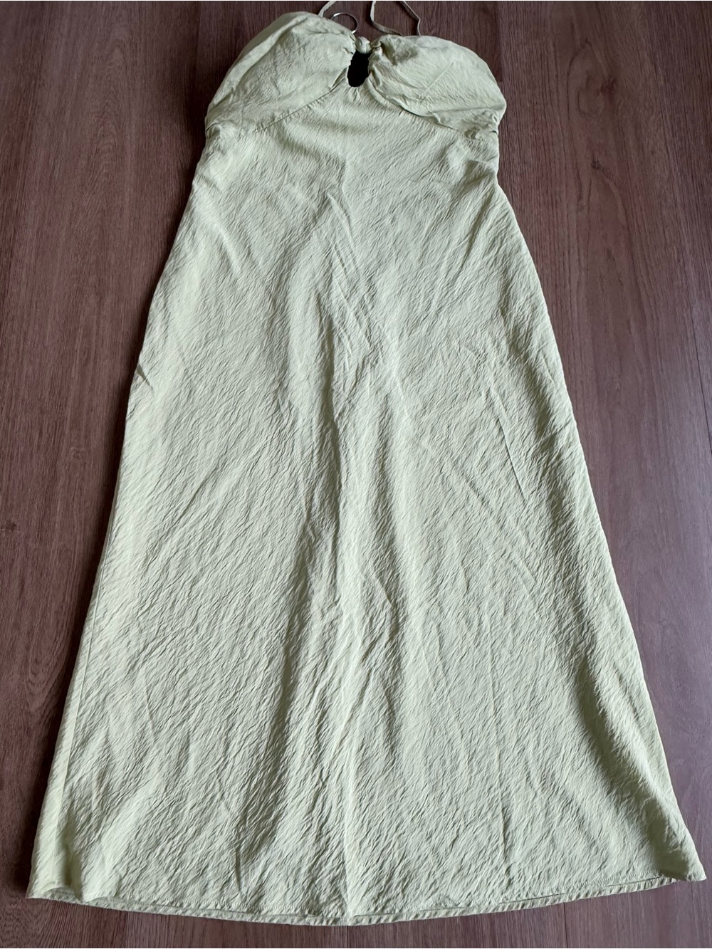 Abercrombie & Fitch  green pistachio Halter Maxi Skirt